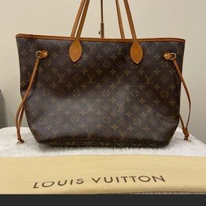 Authentic Louis Vuitton Monogram Neverfull MM